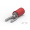 Te Connectivity Fork Terminal, #6 Stud Size, 16 AWG, 300 V, Nylon Insulated, Red 8-52929-1 - alternate 1
